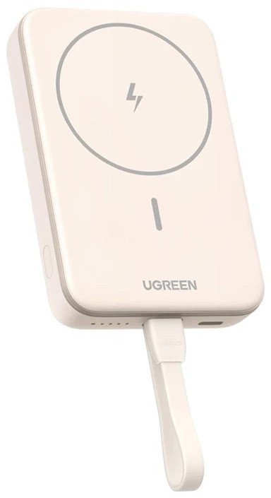 Powerbank Ugreen Magnetik, 10000mAh, karikim wireless, e zezë