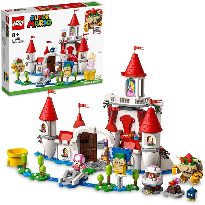 Set zgjerimi LEGO® Super Mario™ 71408 Peach Castle, 1216 pjesë