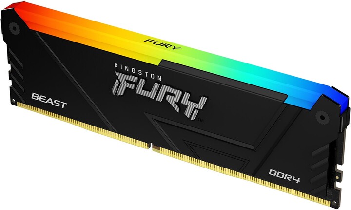  Memorie operative RAM KINGSTON 2x32GB DDR4-3200MHz CL16 Fury beast RGB
