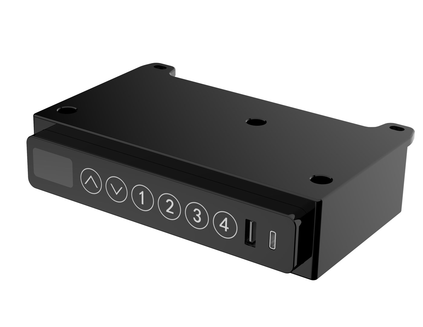 Tavolinë pune Activejet ET119W-C, lartësi elektrike, 140x70 cm, e zezë efekt arre