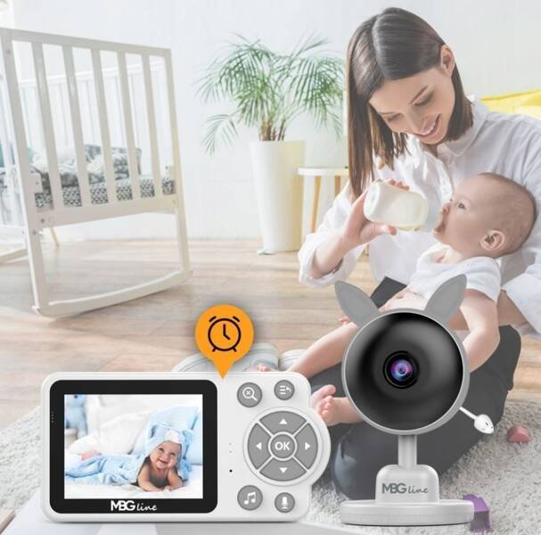 Monitor bebe MBG Line CARE C3, audio elektronik, i bardhë