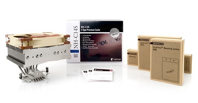 Ftohës për procesor Noctua NH-C14S, 14cm, 1500 RPM, bezhë