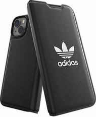 Këllëf libër Adidas OR Booklet Case BASIC, për iPhone 14 6.1", i zi e bardhë