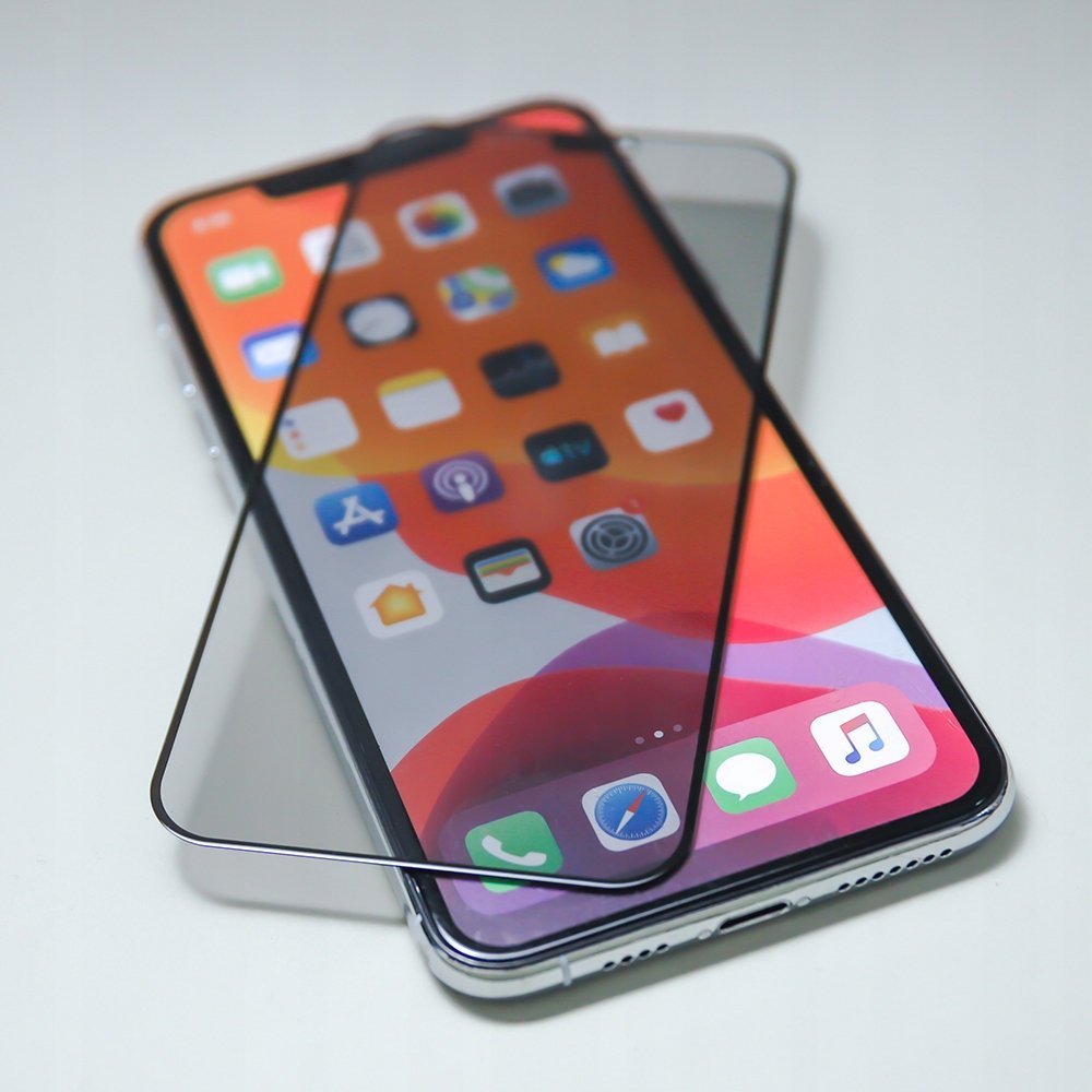Mbrojtës ekrani Privacy Samsung Galaxy S24, xham i temperuar, anti-spy, me kornizë të zezë