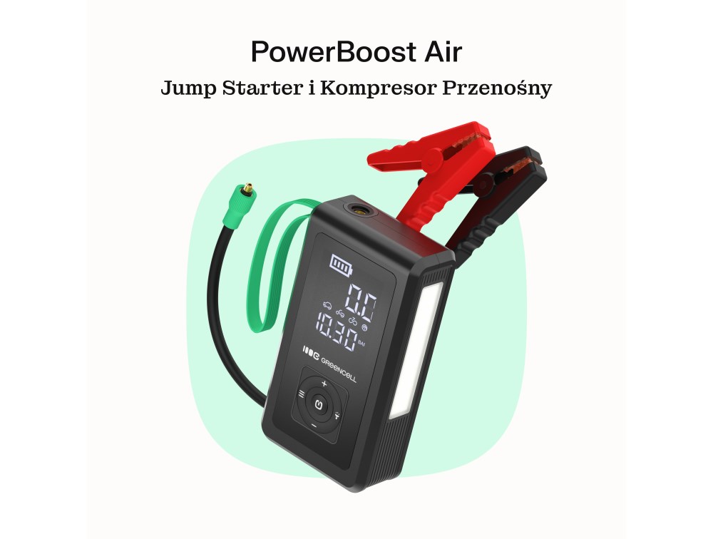 Pajisje nisëse PowerBoost Air 3in1, kompresor ajri, jump starter, me elektrik dore