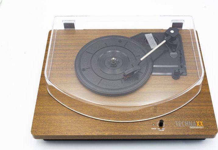 Pikap Technaxx TX-188, Bluetooth, altoparlantë stereo 2x15W, kafe