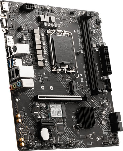 Motherboard MSI PRO H610M G WIFI DDR4, Intel H610, Wi Fi, ATX