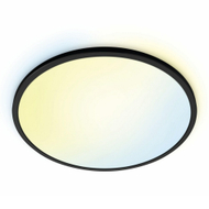 Plafonierë WiZ 8719514554955, LED 22W, dritë e rregullueshme smart, e zezë