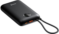 Karikues portativ Swissten Voltbox 35W, 30000mAh, kabllo të integruara, i zi