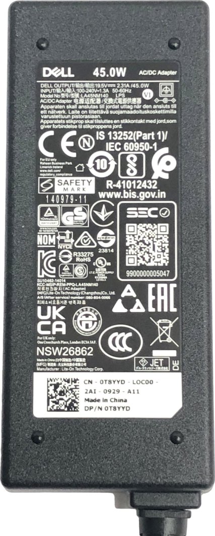 Karikues laptopi Dell 45W AC Power Adapter, 19.5V, i zi
