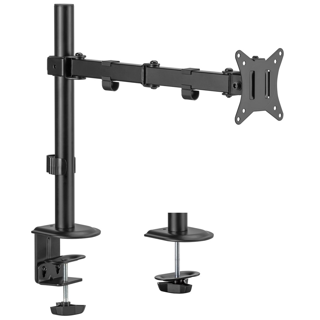 Mbajtëse tavoline për monitor Maclean MC-753N, 17"-32", 9kg, VESA 75x75, e zezë