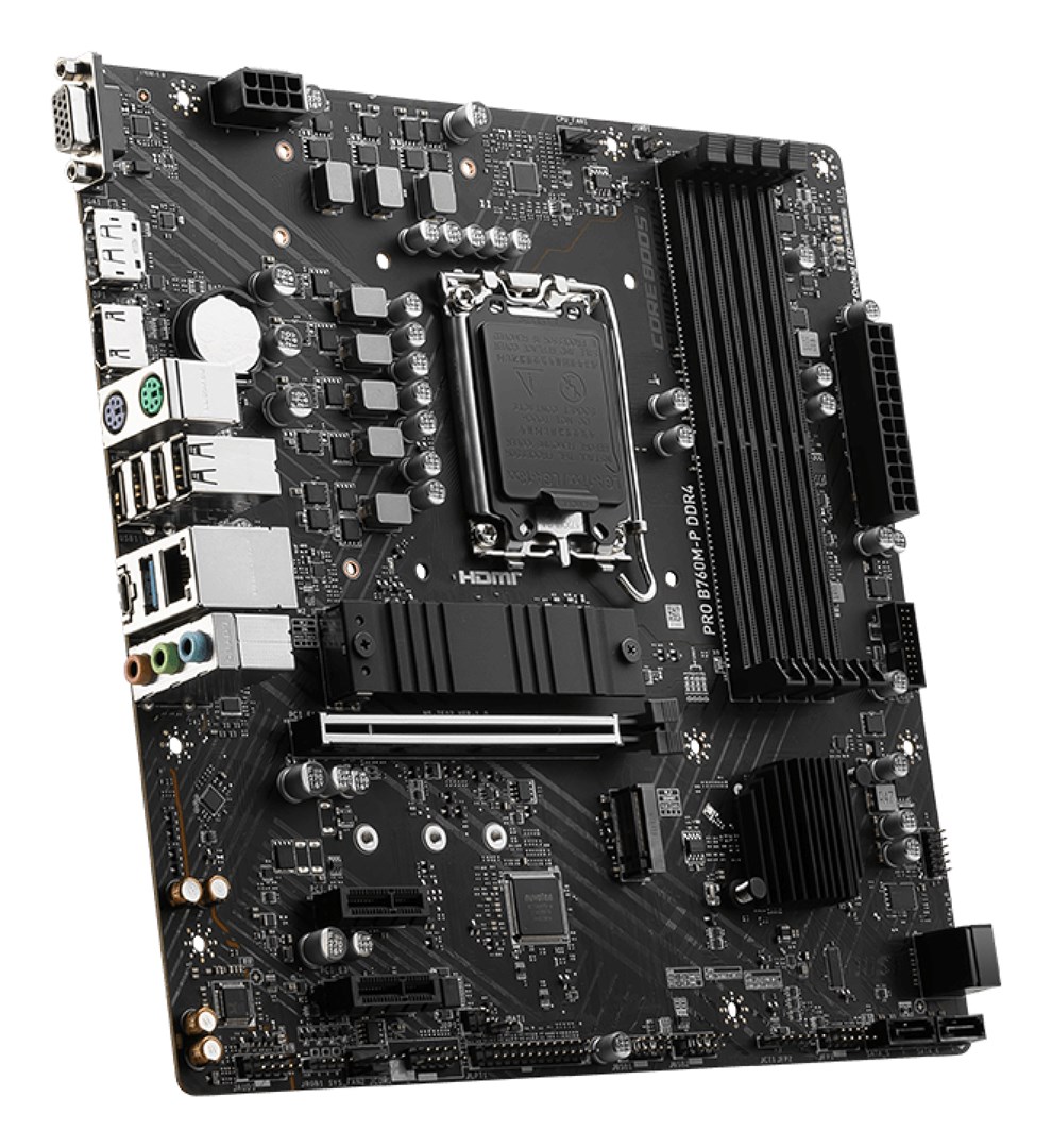 MSI PRO B760M-P DDR4 - motherboard - micro ATX - LGA1700 Socket