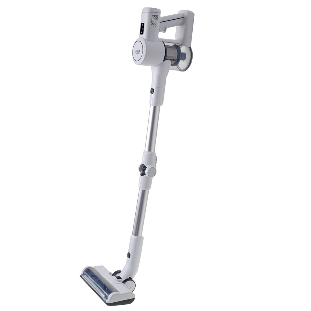 Fshesë me korrent vertikale Adler AD 7060, pa kabllo, LED, e bardhë