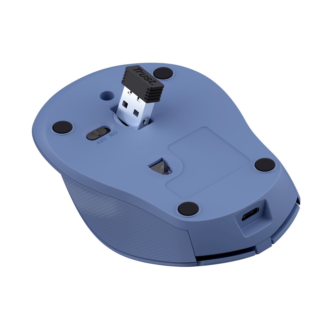 Maus Zaya Wireless Rechargeable, DPI 800-1600, USB-C, i kaltër