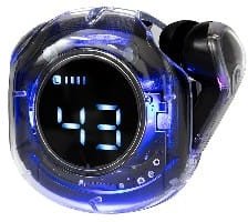 Kufje Tracer T1 Neo TWS, Bluetooth 5.0, me kuti karikimi, të zeza