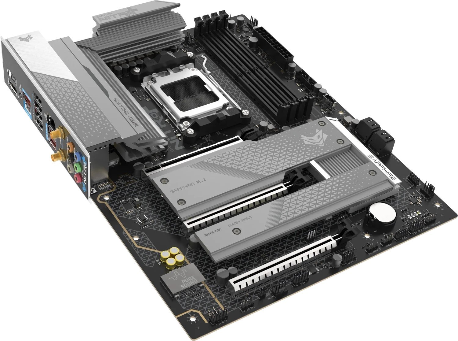 Motherboard Sapphire Nitro+ B850A, Socket AM5, DDR5, WiFi 7