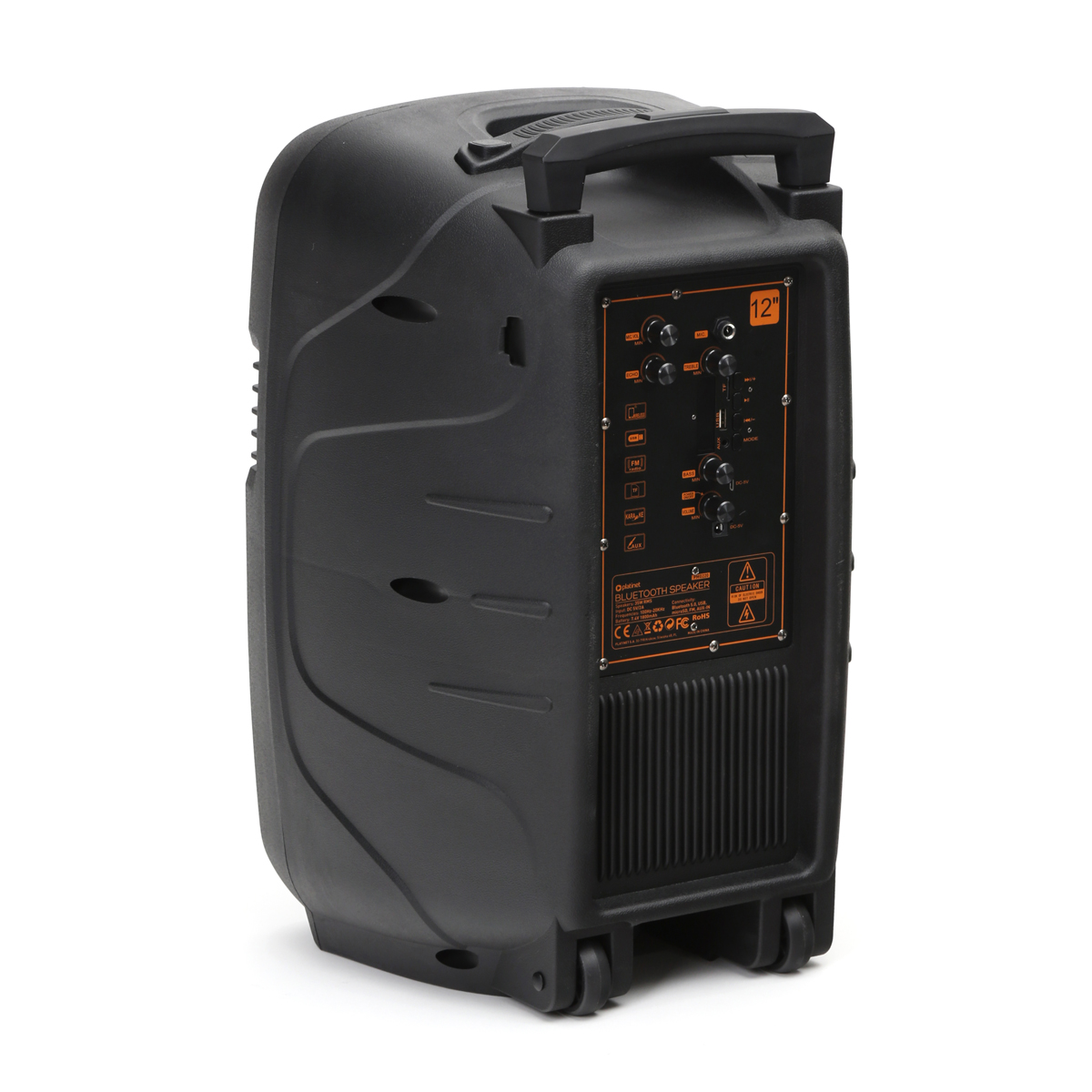 Altoparlantë Platinet PMG220, 35W, bluetooth RGB, i zi