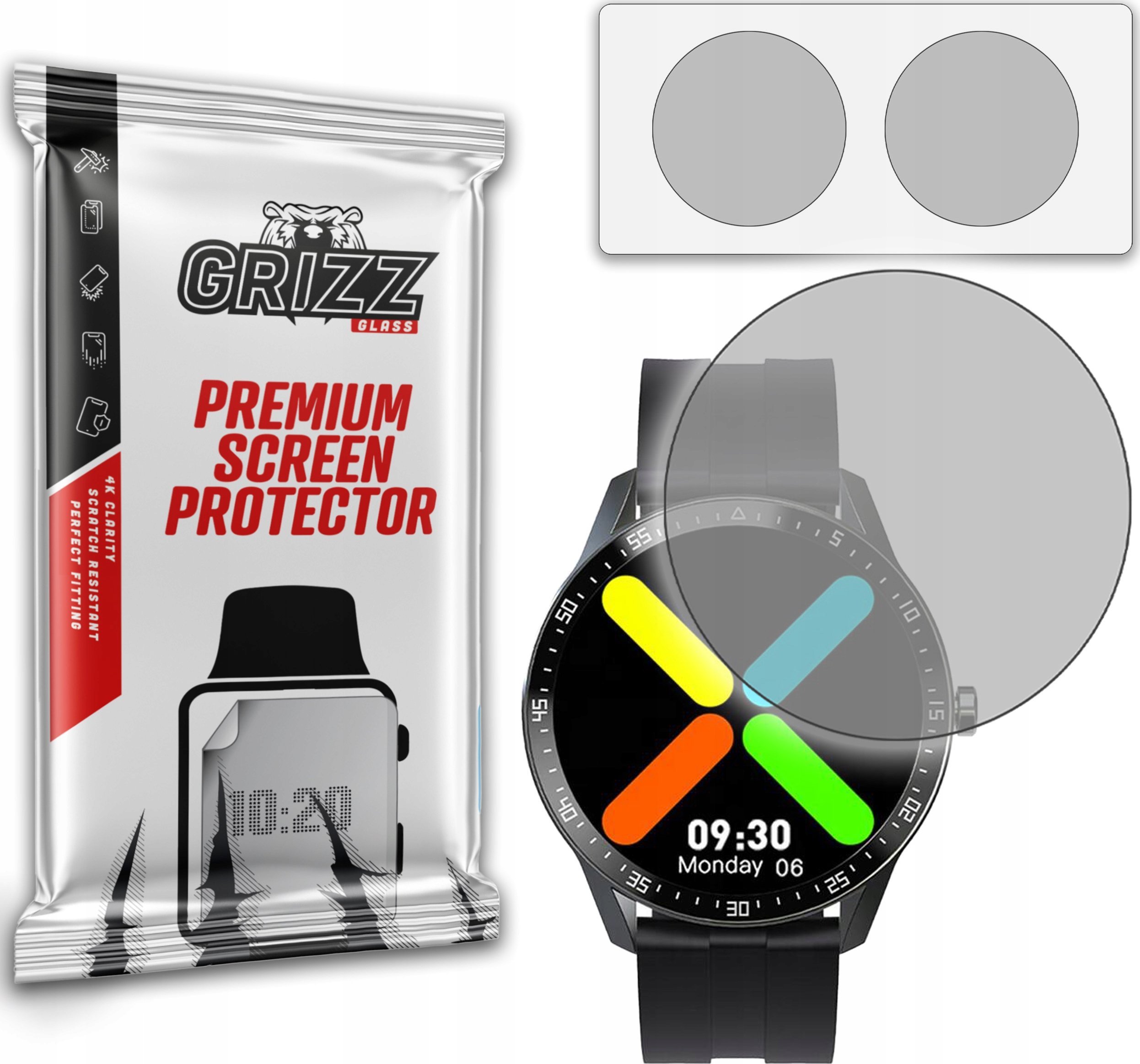 Folje mbrojtëse ekrani GrizzGlass PaperScreen Watchmark WG1, matte, për orë inteligjente