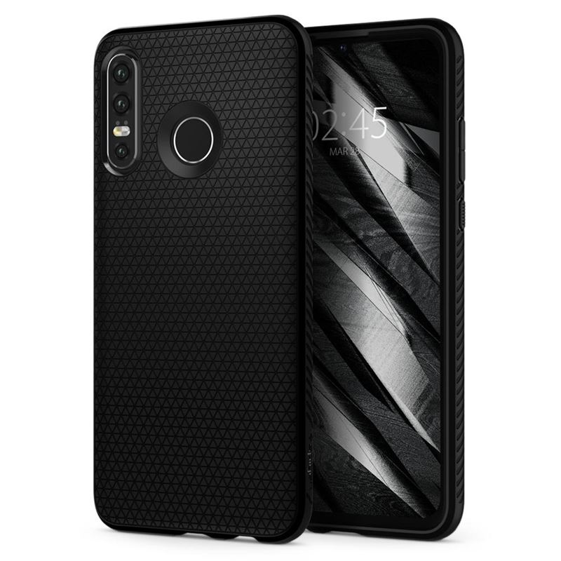 Mbrojtëse për celular Huawei P30 Lite/N.E. Spigen Liquid Air, e zezë
