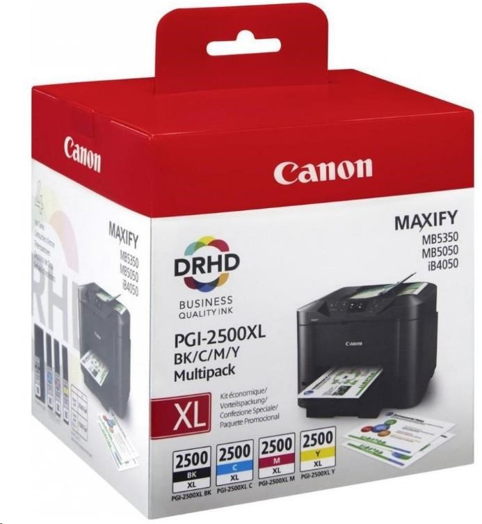 Set ngjyrash për printer Canon PGI-2500XL, 1295 faqe, shumëngjyrësh