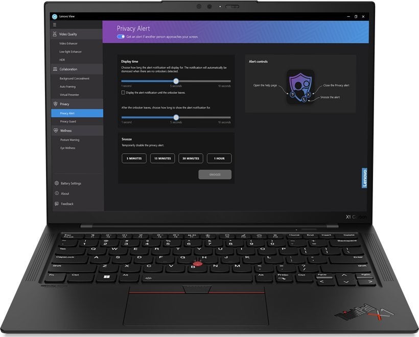Laptop Lenovo ThinkPad X1 Carbon G11, 14", Intel Core i7 1355U, 16 GB RAM, 1 TB SSD, i zi