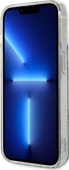 Set aksesorësh Guess GUBPP14LH4EACSB për iPhone 14 Pro, mbrojtëse e fortë MagSafe, karikues wireless, blu