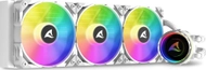 Ftohës uji për CPU Sharkoon S90 RGB, radiator 360mm, ARGB, i bardhë