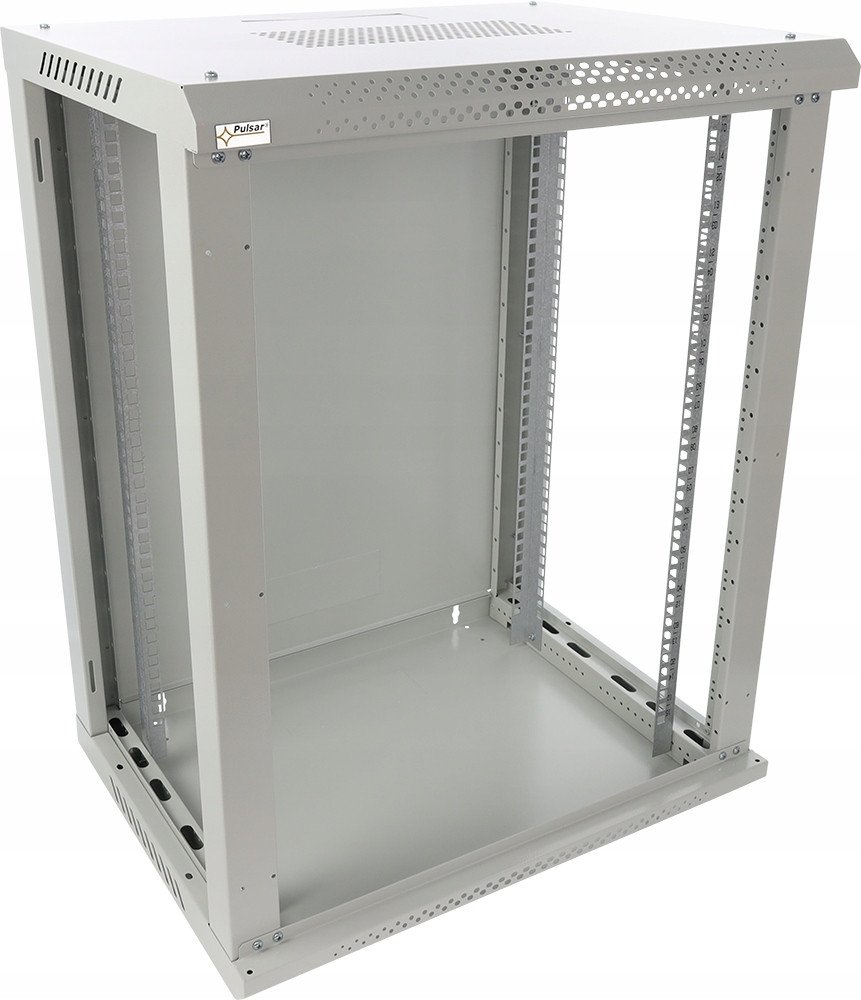 Kabinet RACK për mur RWA1864-G, 18U 19", 600x450 mm, gri