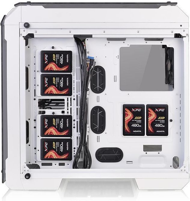 Kasë Thermaltake View 71 TG Snow Edition, Full Tower