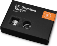 Сет фитинзи EKWB EK-Quantum Torque HDC 12, 6 парчиња, за тврди цевки 12mm, сатен сребрена