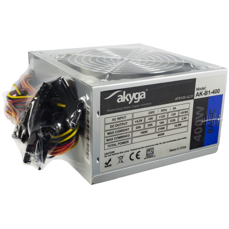 Burim energjie Akyga AK-B1-400, 400W, ATX 12V 2.0