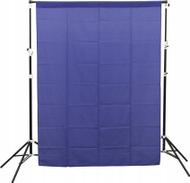 Sfond fotografik GlareOne Blue Screen, 1.5 x 2.1 m, blu