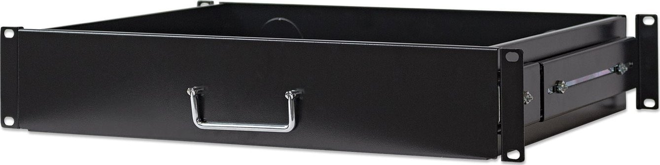 Sirtar rack Intellinet 19" Drawer Shelf 2U, thellësi 350mm, 30kg, i zi