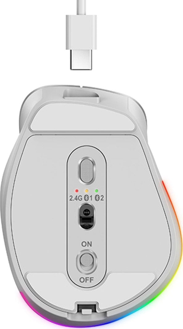 Maus Genius Ergo 9000S Pro, i kaltër / i bardhë