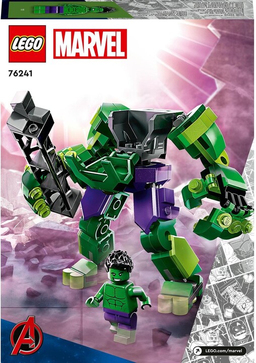 Set LEGO® Marvel 76241 Hulk in robotic armour, 138 pjesë