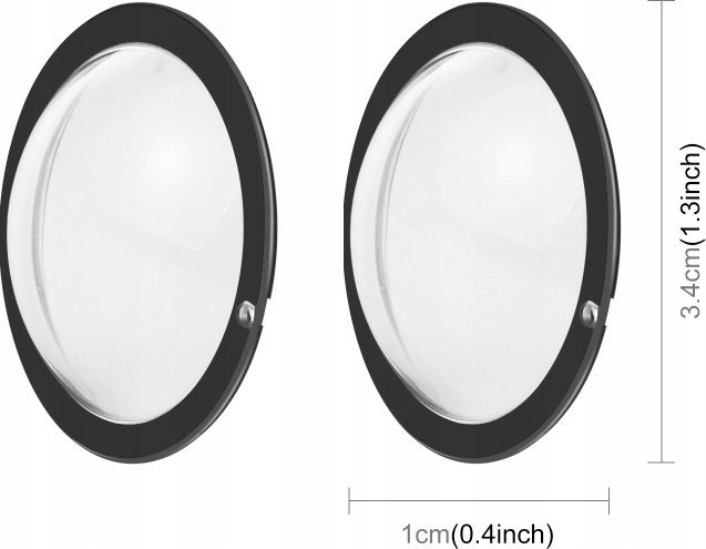 Kapak mbrojtës lente Puluz PU806B për Insta360 X3, set 2 copë, transparent