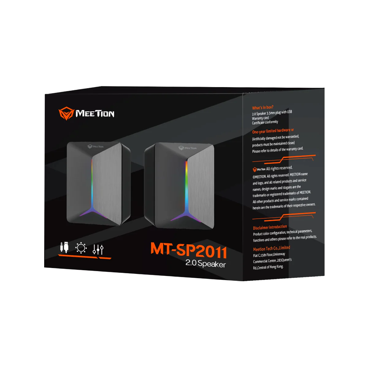 Altoparlantë Meetion MT-SP2011 –Gaming Desktop Stereo Speakers