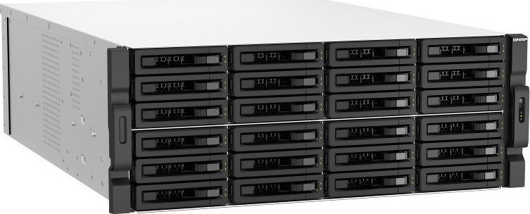 Server NAS Qnap TS-h3087XU, 30 slote disqesh, 64GB RAM, rack 4U