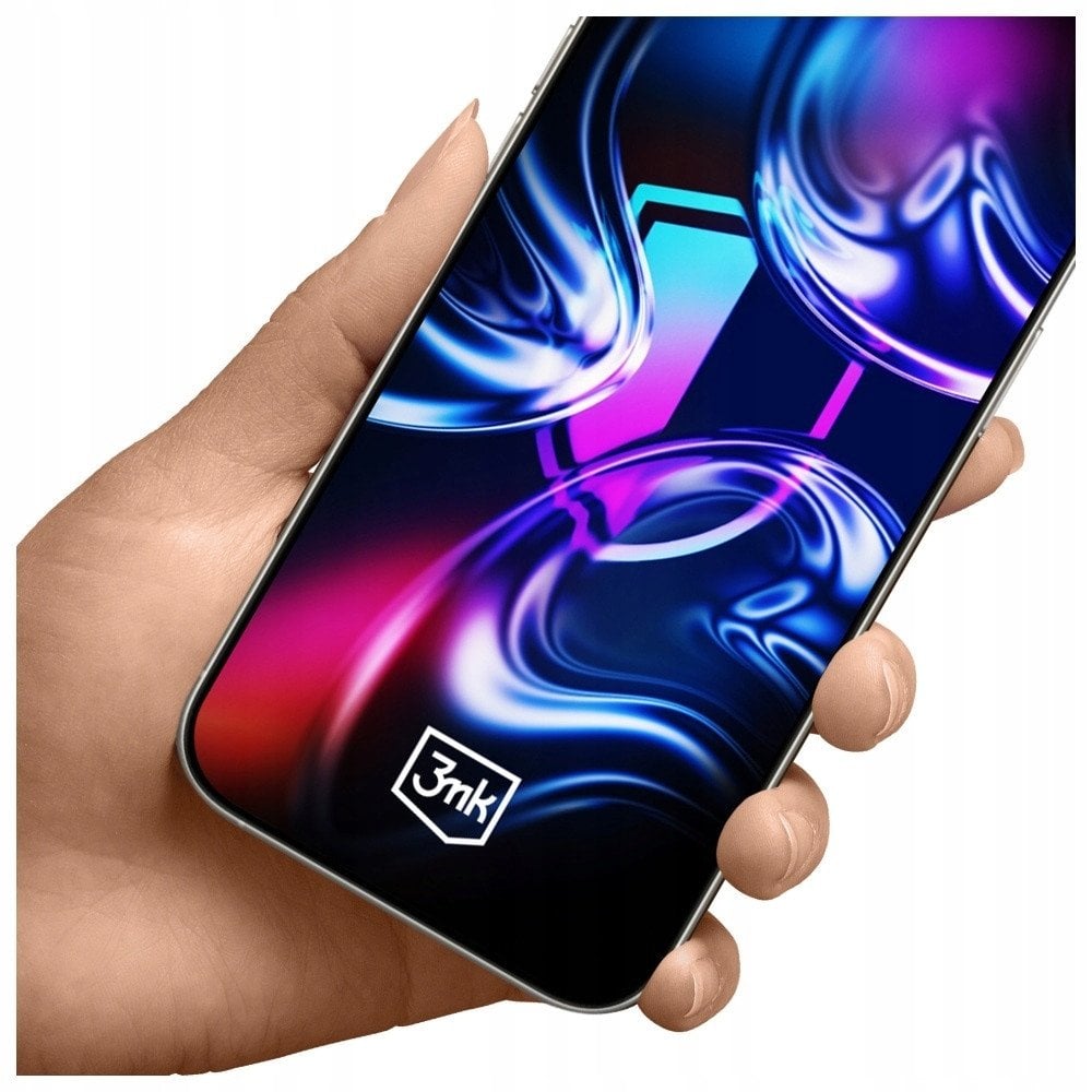 Stakll Protektiv 3MK HardGlass Max për iPhone 17 Pro, me aplikues, transparent