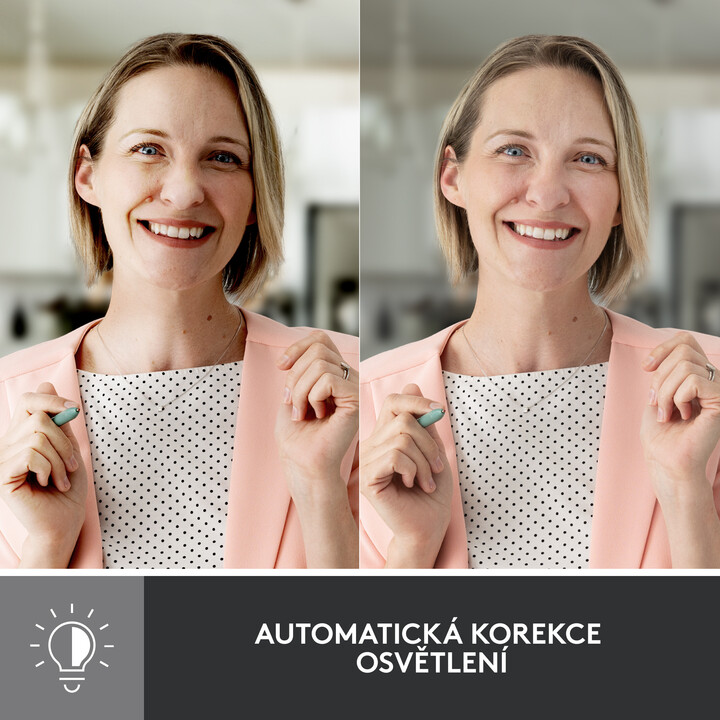 Ueb kamerë Logitech Brio 500, e bardhë