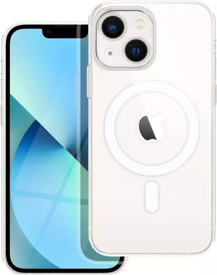 Futera me MagSafe Futera Clear Mag, për iPhone 14, transparente, me mbrojtje kamere