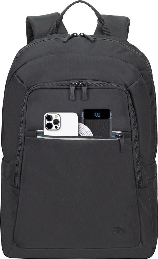 Çantë shpine Rivacase Alpendorf 7561, 15.6", poliester, e zezë