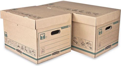 Kuti magazinimi Fellowes Extra Strong Medium, kapacitet 35kg, karton i bardhë