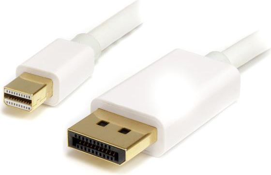 Kabllo StarTech (MDP2DPMM2MW), DisplayPort Mini në DisplayPort, 2 m, e bardhë