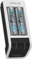 Karikues baterish Ansmann Comfort Mini 1001-0091-01, 2x AA 2100 mAh, USB, gri
