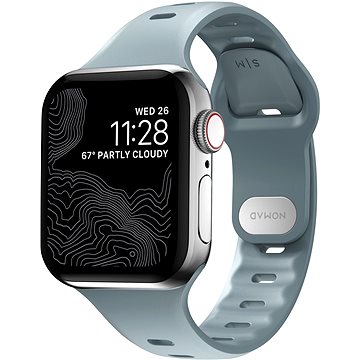 Byzylyk sportiv për Apple Watch Sport Slim Band, 41mm 42mm, FKM, blu Glacier