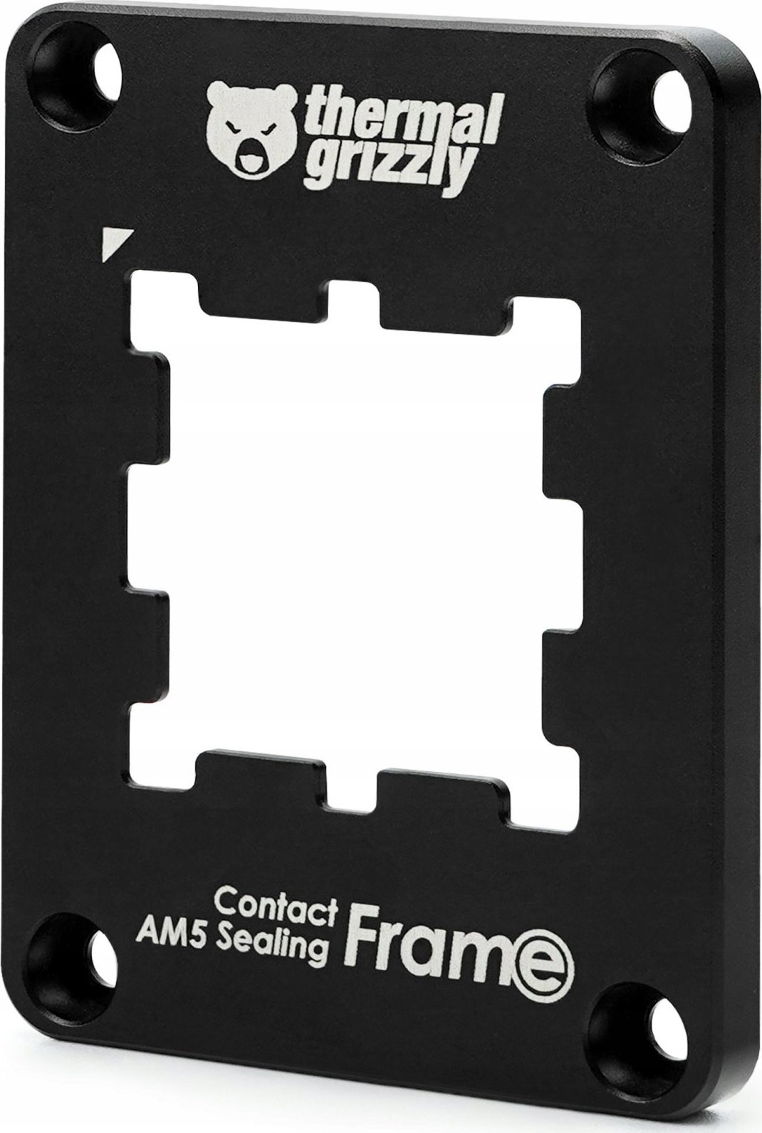 Kornizë fiksuese CPU Thermal Grizzly AM5, alumini i anodizuar, për AMD Ryzen 7000, e zezë