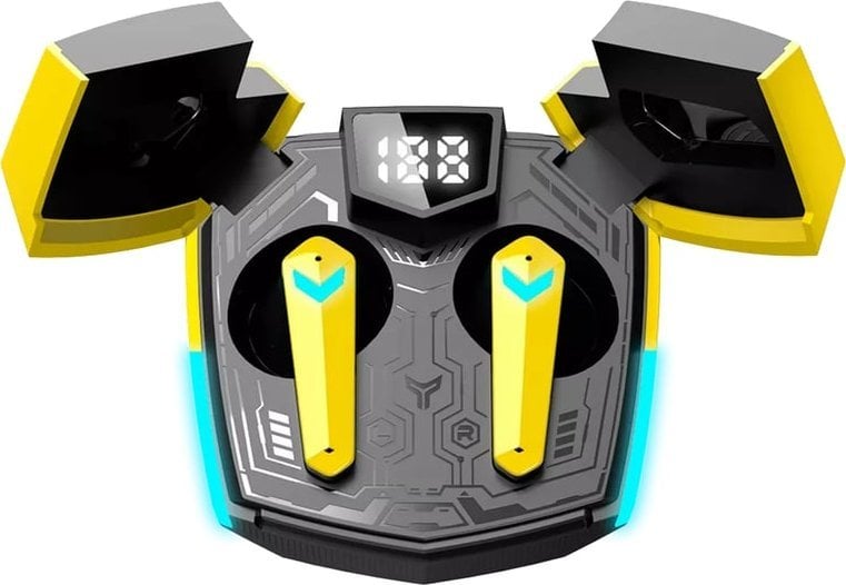 Kufje wireless Canyon GTWS 2, gaming, Bluetooth, të verdha