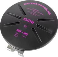Antena TV LP RTV, DVB T, omnidireksionale, 75 Ohm, e zezë