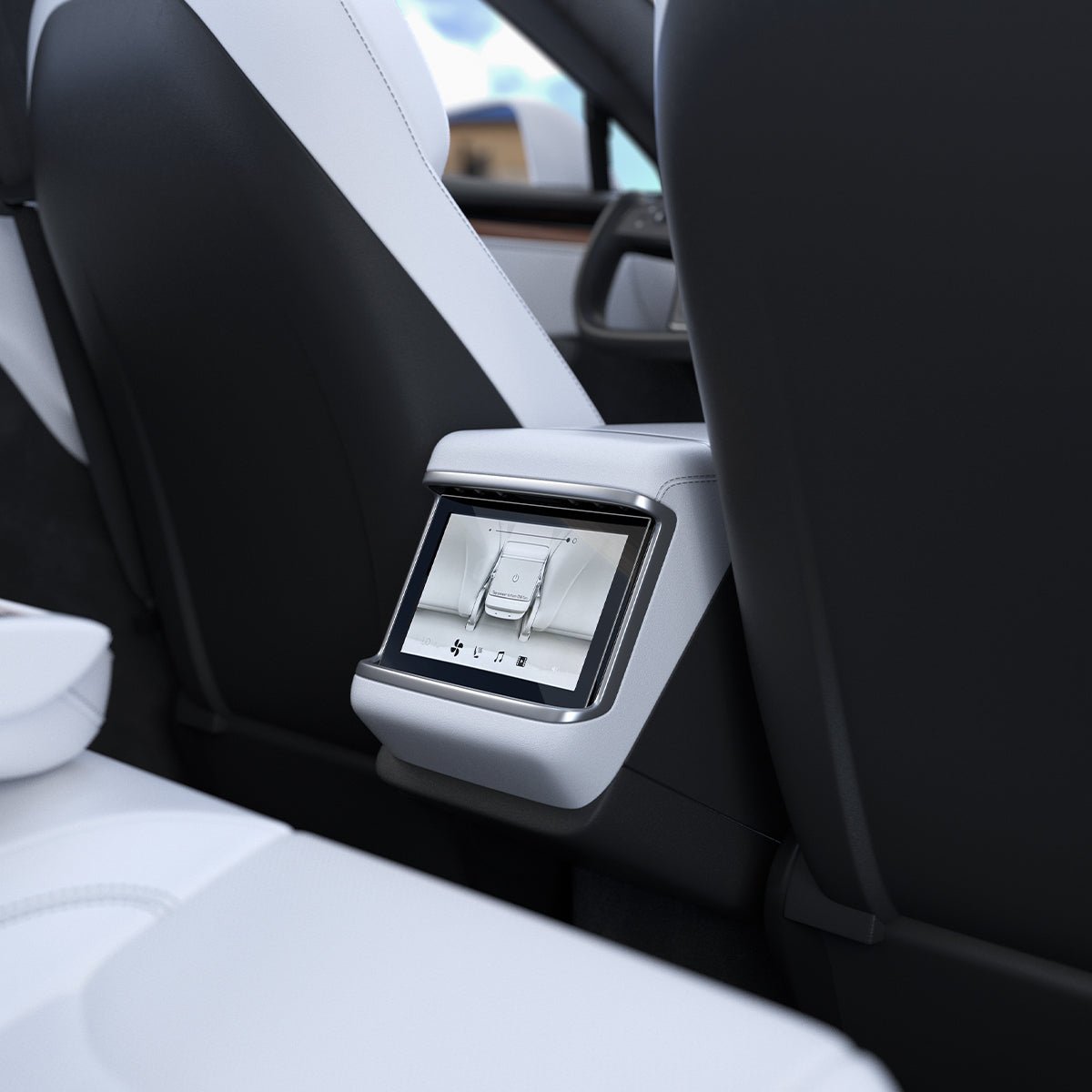 Mbrojtës ekrani Spigen Glas.TR Slim, Tesla Model X 2022 Model S 2021 8", xham i temperuar transparent